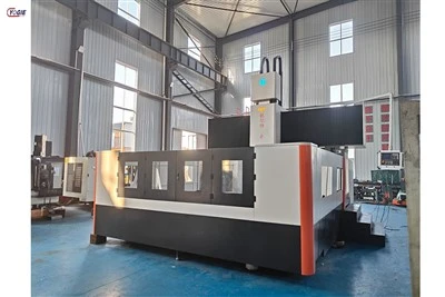 Fresado de pórtico CNC de 4 ejes