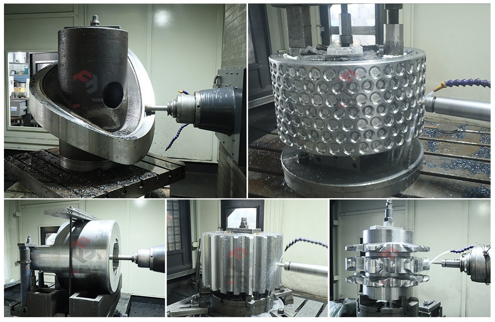 workpieces of cnc horizontal machining center can be processed