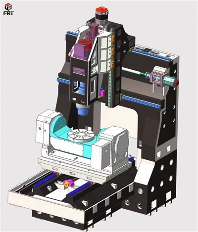 Máquina de pórtico de 5 eje